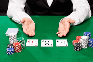 crupier de blackjack en directo en casinos en vivo